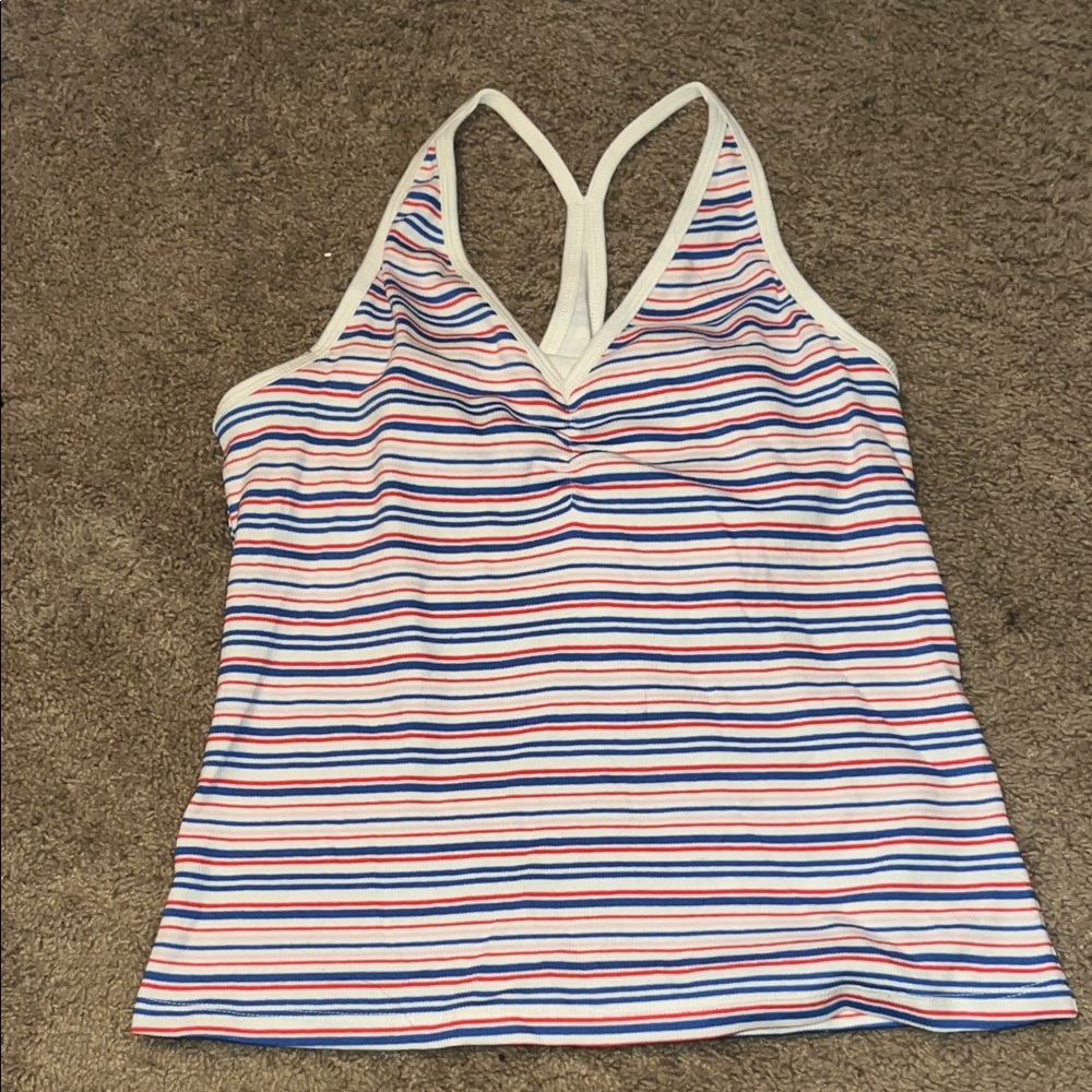 Old Navy Multicolor Striped Halter Top